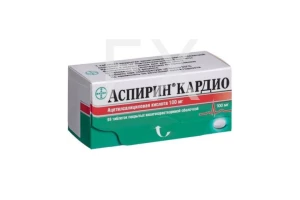 АСПИРИН КАРДИО таб п/об 100мг n98