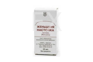 ЖЕНЬШЕНЬ настойка (фл.) 25мл