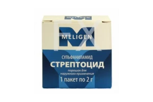 СТРЕПТОЦИД пор. (пак.) 2г n1