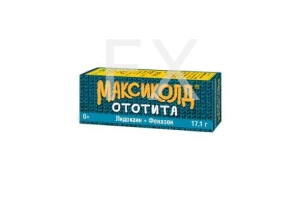 МАКСИКОЛД ОТОТИТА капли ушные (фл.) 15мл n1