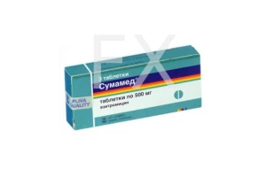 СУМАМЕД таб п/об 500мг n3
