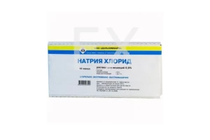 НАТРИЯ ХЛОРИД р-р д/ин. (амп.) 0.9% - 5мл n10