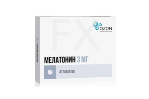 МЕЛАТОНИН таб п/об 3мг n30