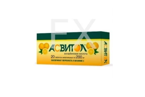 АСВИТОЛ таб жев. 200мг n20