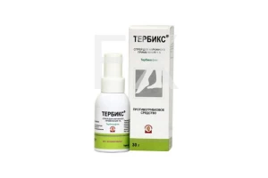 ТЕРБИКС спрей наружн. 1% 30г