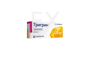 ТРИГРИМ таб 2.5мг n30