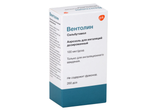 ВЕНТОЛИН аэроз. д/инг. 100мкг/доза - 200доз 10мл n1