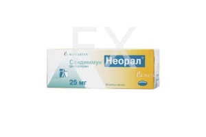 САНДИММУН НЕОРАЛ капс. 25мг n50
