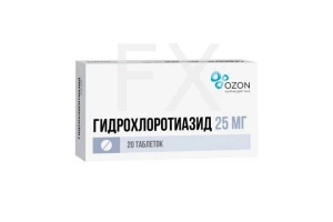 ГИДРОХЛОРТИАЗИД таб 25мг n20