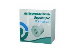 ПЛАСТЫРЬ Верофарм ленточный 3х500см Картонная уп.