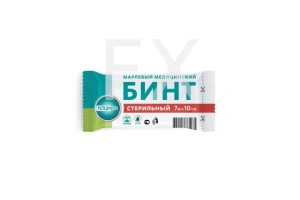 БИНТ стерильный 7м x 10см