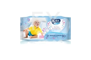 САЛФЕТКИ Аура влажные детские n60