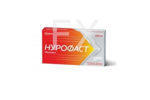 НУРОФАСТ таб п/об 200мг n20