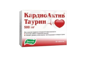 КАРДИОАКТИВ ТАУРИН таб 500мг n60