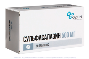 СУЛЬФАСАЛАЗИН таб 500мг n50
