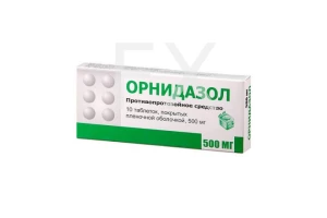 ОРНИДАЗОЛ таб п/об 500мг n10