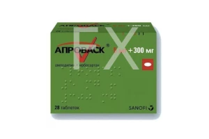 АПРОВАСК таб п/об 5мг+300мг n28