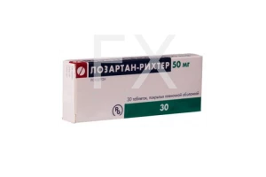 ЛОЗАРТАН таб п/об 50мг n30