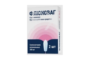 ФЛЮКОВАГ супп. ваг. 300мг n1
