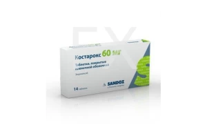 КОСТАРОКС таб п/об 60мг n14