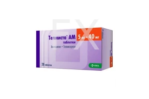 ТЕЛМИСТА АМ таб 5мг+40мг n28