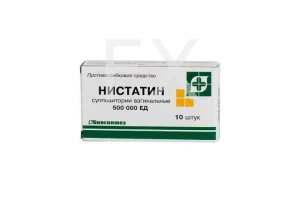 НИСТАТИН свечи вагин. 500тыс. ЕД n10