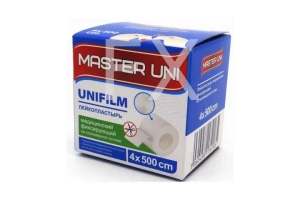 ПЛАСТЫРЬ Мастер Уни (Master Uni) ленточный 4х500см Полимерный