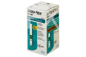 ТЕСТ ПОЛОСКИ К ГЛЮКОМЕТРУ Акку-Чек (Accu-chek) Active n50