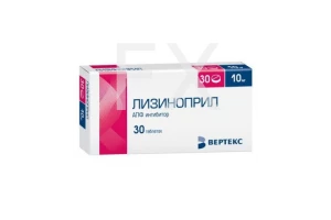 ЛИЗИНОПРИЛ таб 10мг n30