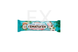 ГЕМАТОГЕН плитки 40г Кокос