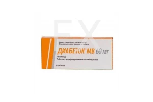 ДИАБЕТОН МВ таб 60мг n30