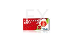 СЕДАЛЬГИН ПЛЮС таб n20