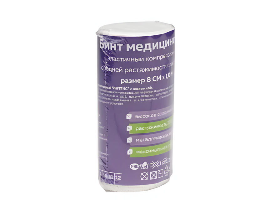 БОНА МЕНТЕ (BONA MENTE) бинт эластичный 1м x 8см