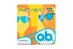 ТАМПОНЫ ГИГИЕНИЧЕСКИЕ o.b. ProComfort Normal n8