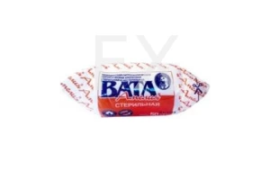 ВАТА хирургическая стер. 50г