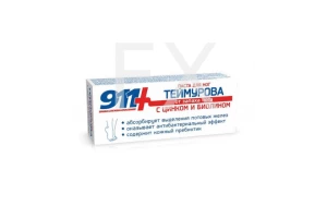 911 ВАША СЛУЖБА СПАСЕНИЯ Теймурова паста д/ног 50мл