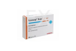КОНКОР КОР таб п/об 2.5мг n60