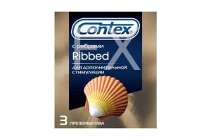 ПРЕЗЕРВАТИВ Контекс (Contex) n3 Ribbed - Ребристые