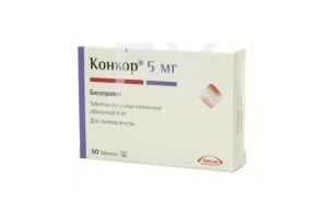 КОНКОР таб п/об 5мг n50