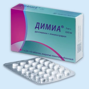 ДИМИА таб п/об 3мг + 0.02мг n28