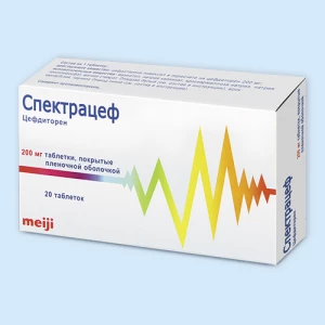 СПЕКТРАЦЕФ таб п/об 200мг n20