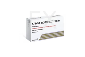 АЛЬФА НОРМИКС таб п/об 200мг n28