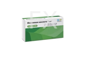 ФОЛИЕВАЯ КИСЛОТА таб 1мг n60