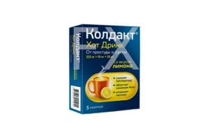 КОЛДАКТ ХОТ ДРИНК пор д/р-ра орал. (пак.) 10г n5 Лимонный