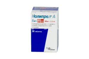 НОЛИПРЕЛ А БИ ФОРТЕ таб п/об 2.5мг + 10мг n30