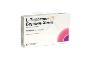 L-ТИРОКСИН таб 75мкг n100