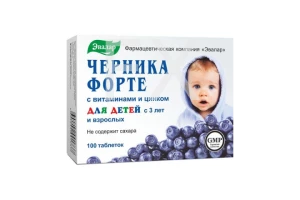 ЧЕРНИКА (БАД) Форте таб 0.25г n100