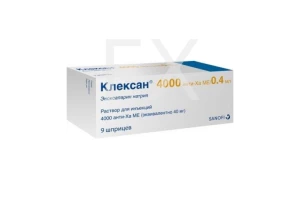 КЛЕКСАН р-р д/ин. (шприц) 40мг/0.4мл n9
