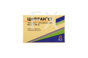 ЦИФРАН СТ таб п/об 500мг+600мг n10