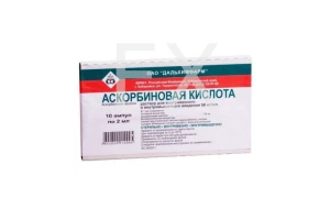 АСКОРБИНОВАЯ КИСЛОТА р-р д/ин. (амп.) 5% - 2мл n10